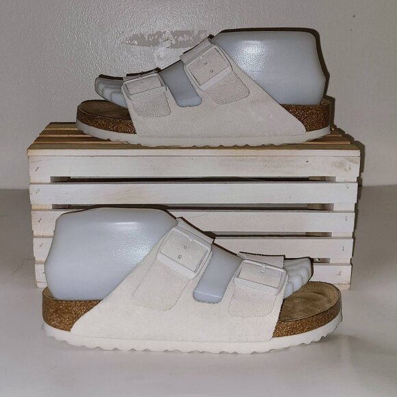 BIRKENSTOCK Arizona Suede Sandals, Size 37 EU - Picture 1 of 6